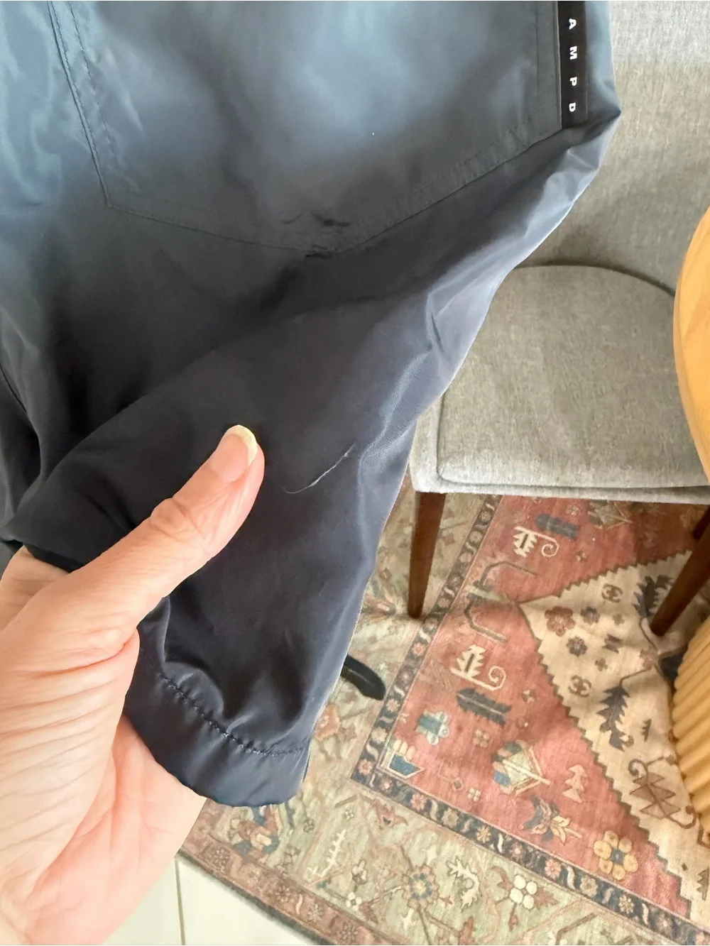 $190 Stampd Gradient Trunk swim/water-resistant shorts Men’s large Drawstring